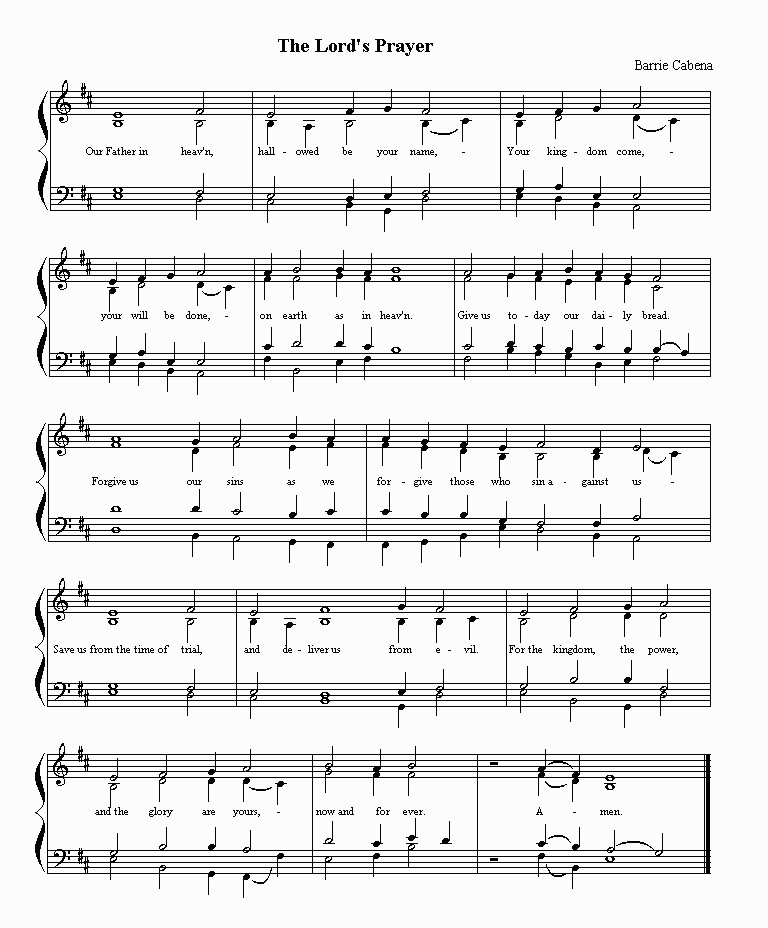 Music Time standard notation