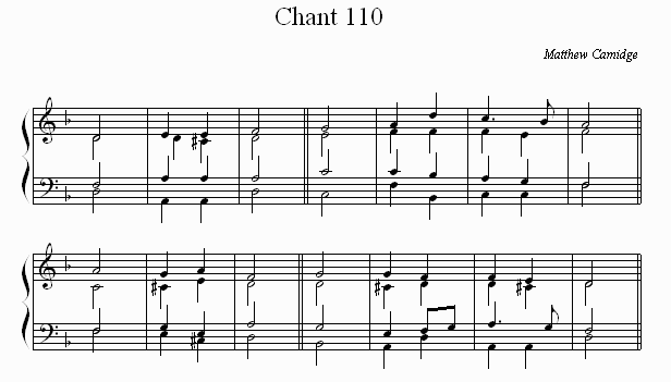 Music Time standard notation